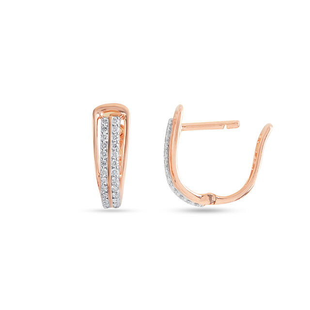 Tanishq 18KT Diamond Earrings for Women 4