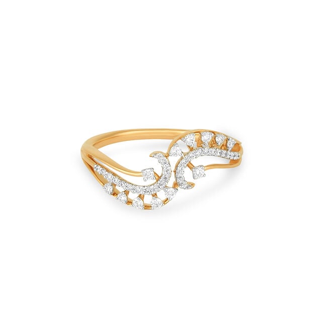 Tanishq 18KT Diamond Finger Ring 