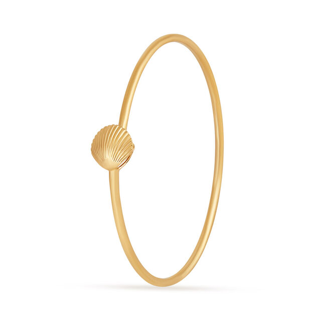 Tanishq 18 KT Shell Pearl Bangle for Women 2