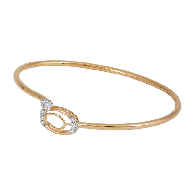 Tanishq 18KT Diamond Bangle for Women 2