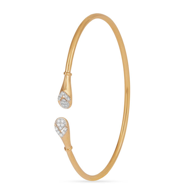 Tanishq 18KT Diamond Bangle for Women 3