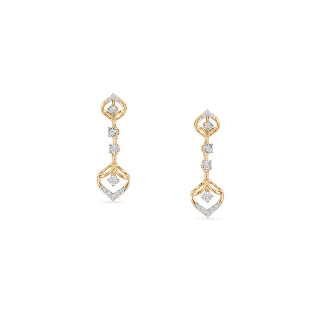 Tanishq 18KT Diamond Necklace Set for Women 3