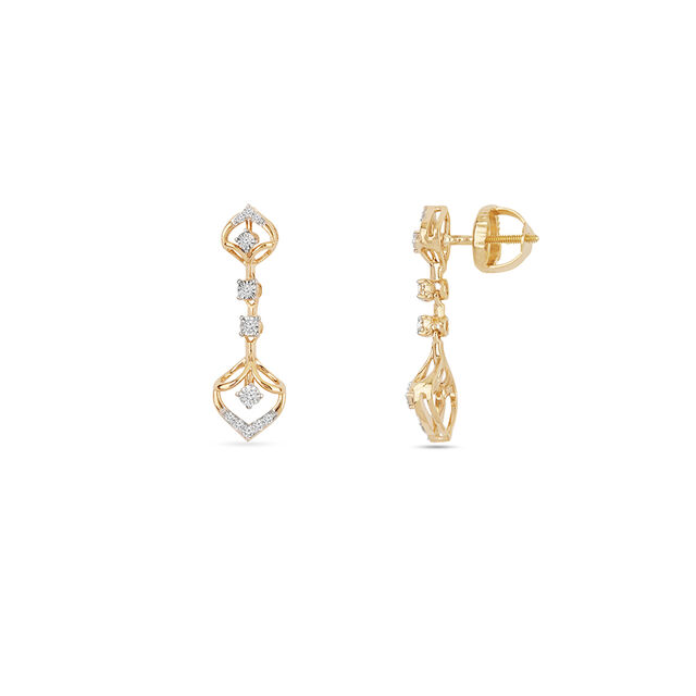 Tanishq 18KT Diamond Necklace Set for Women 4