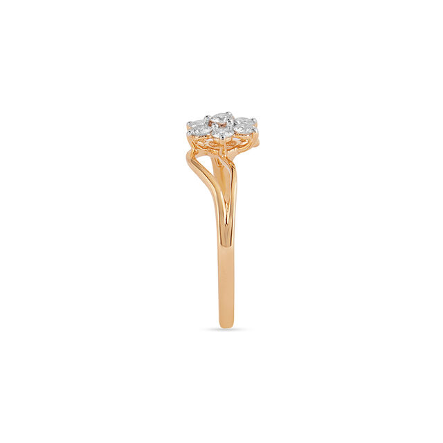 Tanishq 18KT Diamond Finger Ring for Women 3