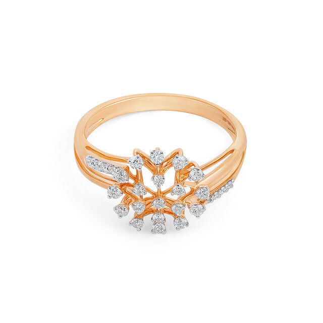 Tanishq 18KT Diamond Finger Ring for Women 