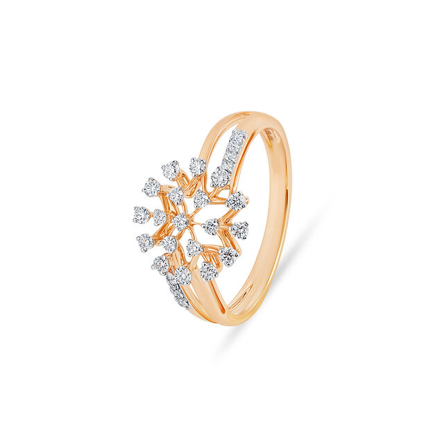 Tanishq 18KT Diamond Finger Ring for Women 2