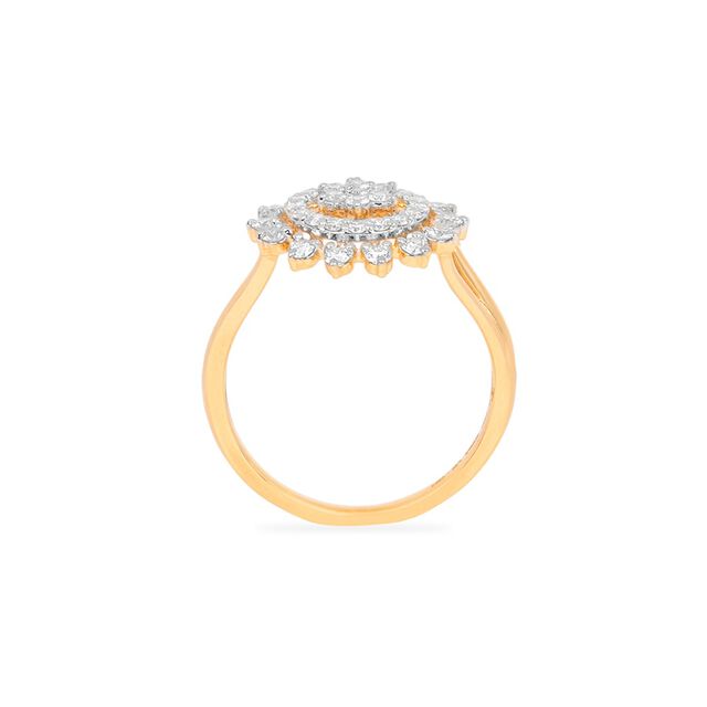 Tanishq 18KT Diamond Finger Ring for Women 4