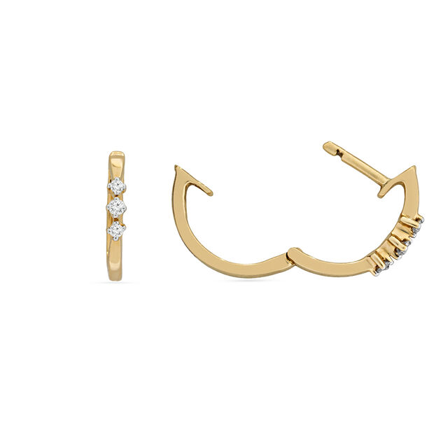 Tanishq 18KT Diamond Earrings for Women 3