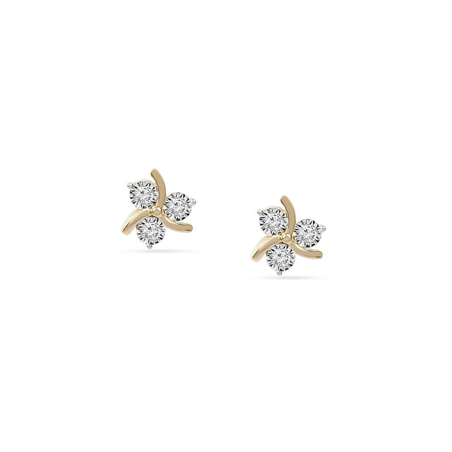 Tanishq 18KT Diamond Stud Earring for Women 