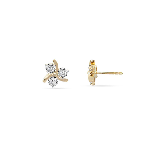 Tanishq 18KT Diamond Stud Earring for Women 4