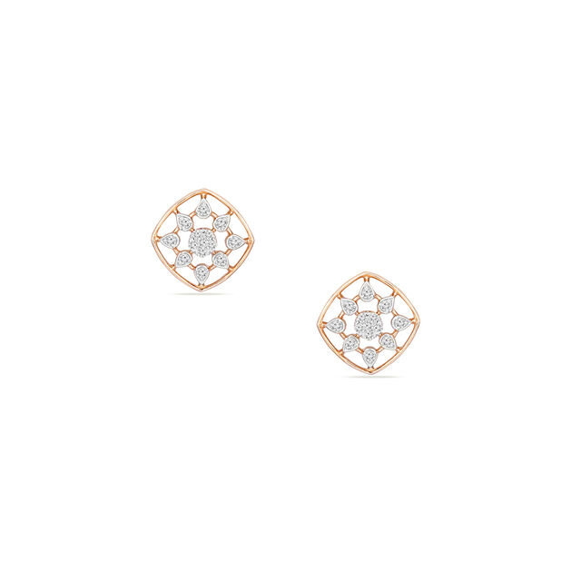 Tanishq 18KT Diamond Stud Earring for Women 
