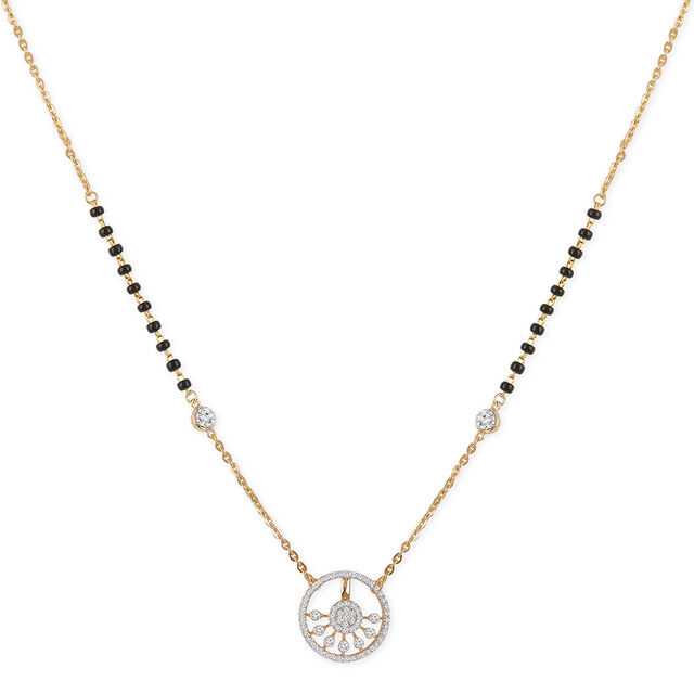 Tanishq 18KT Diamond Mangalsutra for Women 2