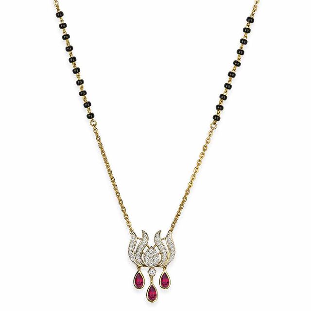 Tanishq 18KT  Gold Mangalsutra for Women 