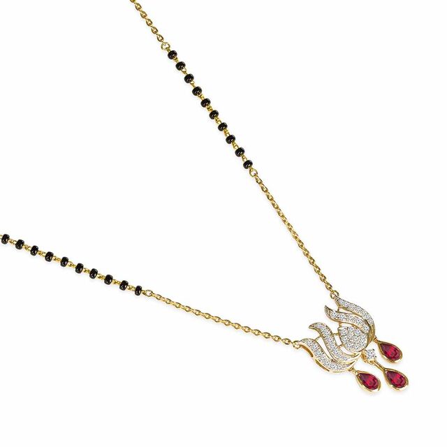 Tanishq 18KT  Gold Mangalsutra for Women 3