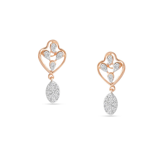 Tanishq 18KT Diamond Earrings for Women 