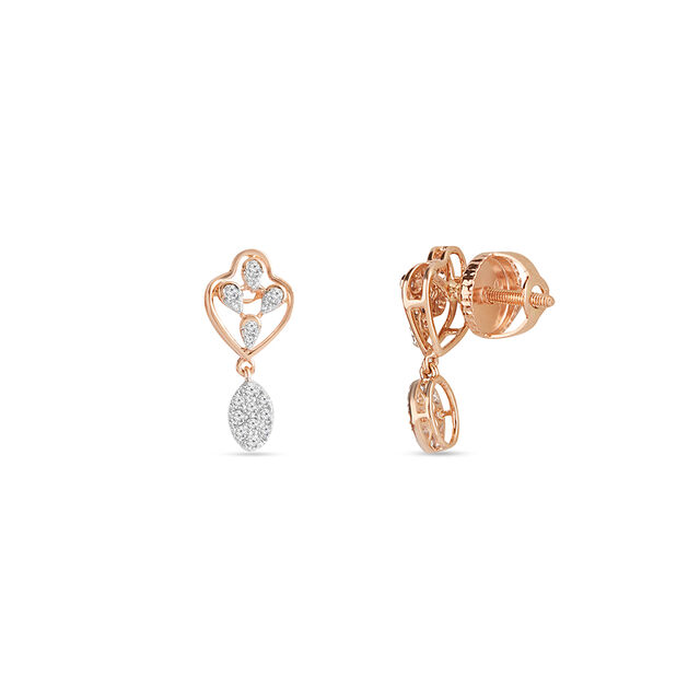 Tanishq 18KT Diamond Earrings for Women 3