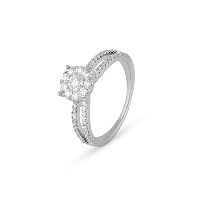 Tanishq 18KT Diamond Finger Ring 3