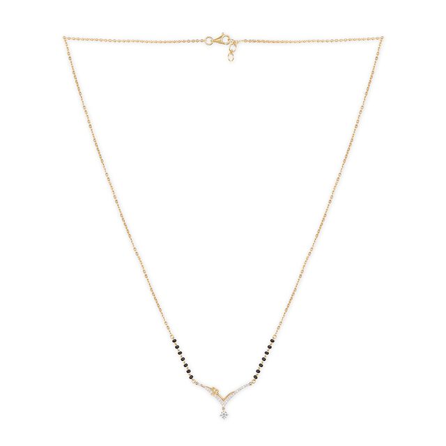 Tanishq 18KT Diamond Mangalsutra for Women 