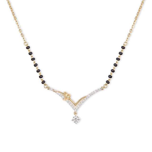 Tanishq 18KT Diamond Mangalsutra for Women 2