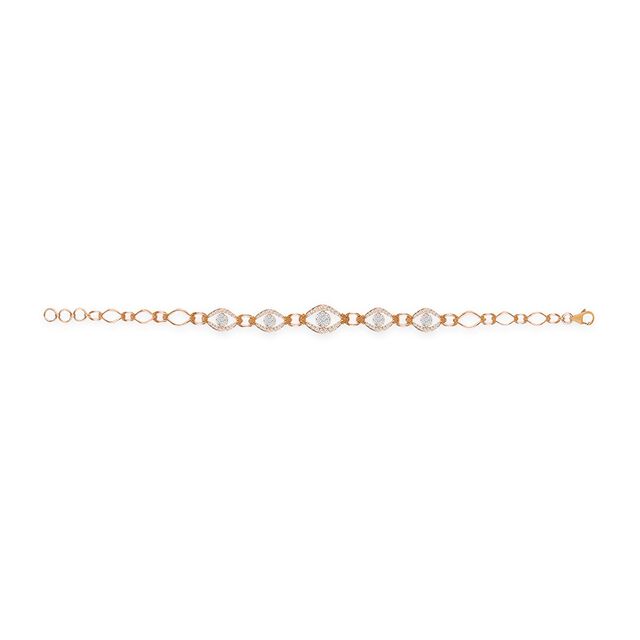 Tanishq 18KT Diamond Bracelet for Women 4
