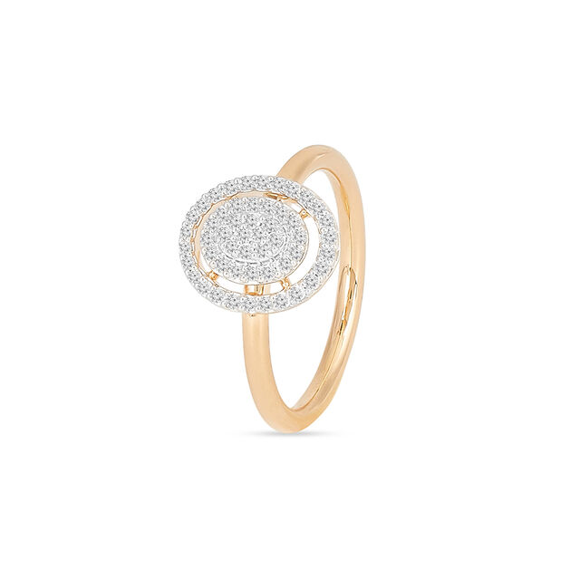 Tanishq 18KT Diamond Finger Ring for Women 2