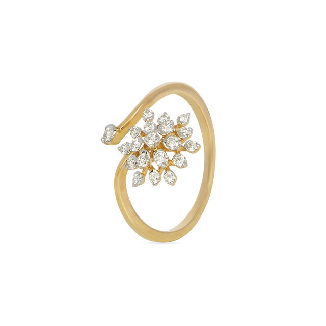 Tanishq 18KT Diamond Finger Ring 2