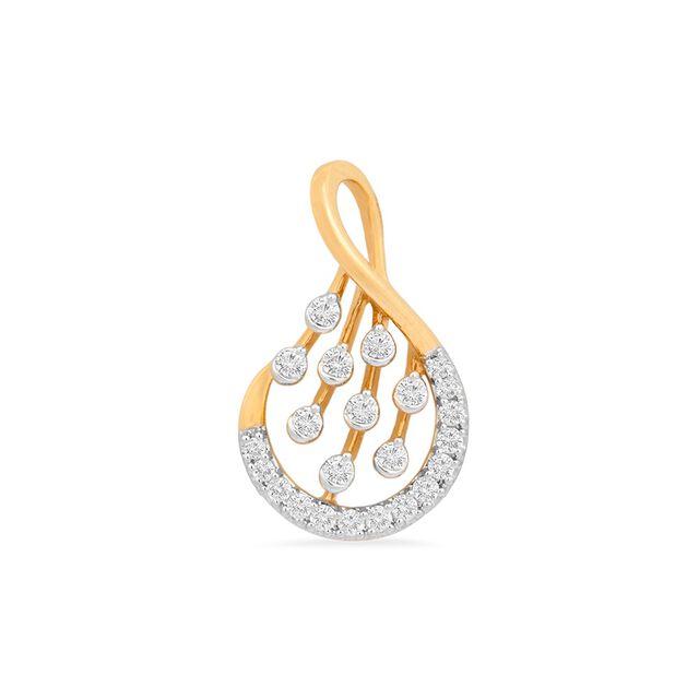 Tanishq 18KT Diamond Pendant for Women 2