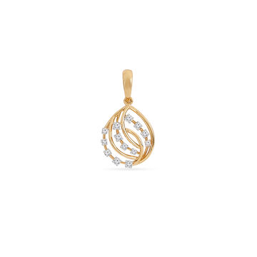 Tanishq 18KT Diamond Pendant for Women
