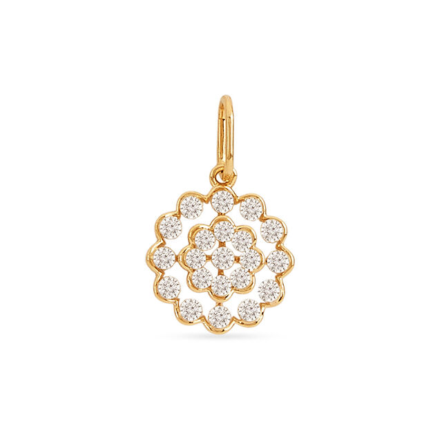 Tanishq 18KT Diamond Pendant for Women 