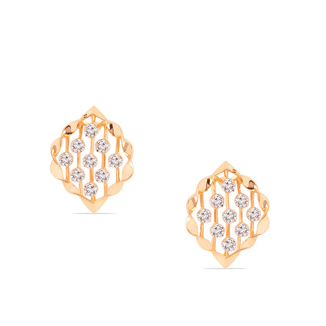 Tanishq 18KT Diamond Earrings for Women 