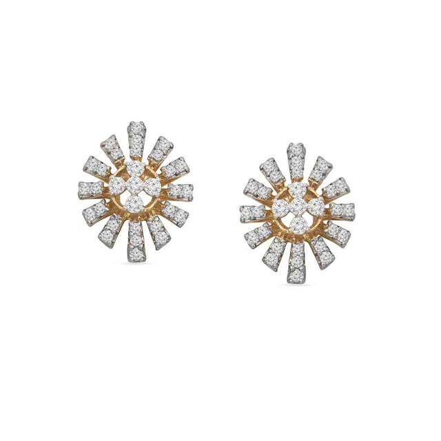 Tanishq 18KT Diamond Earrings 
