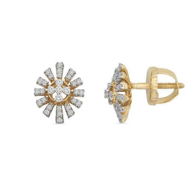 Tanishq 18KT Diamond Earrings 2