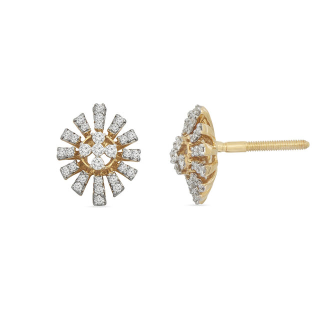 Tanishq 18KT Diamond Earrings 4