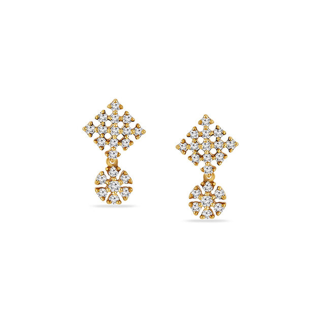 Tanishq 18KT Diamond Earrings for Women 