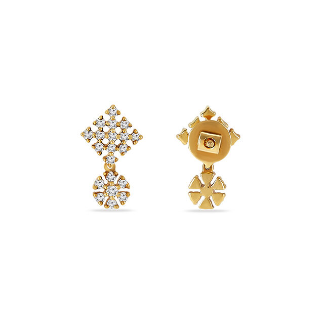 Tanishq 18KT Diamond Earrings for Women 3