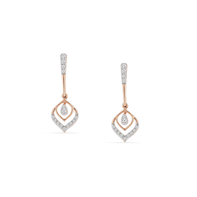 Tanishq 18KT Diamond Earrings for Women