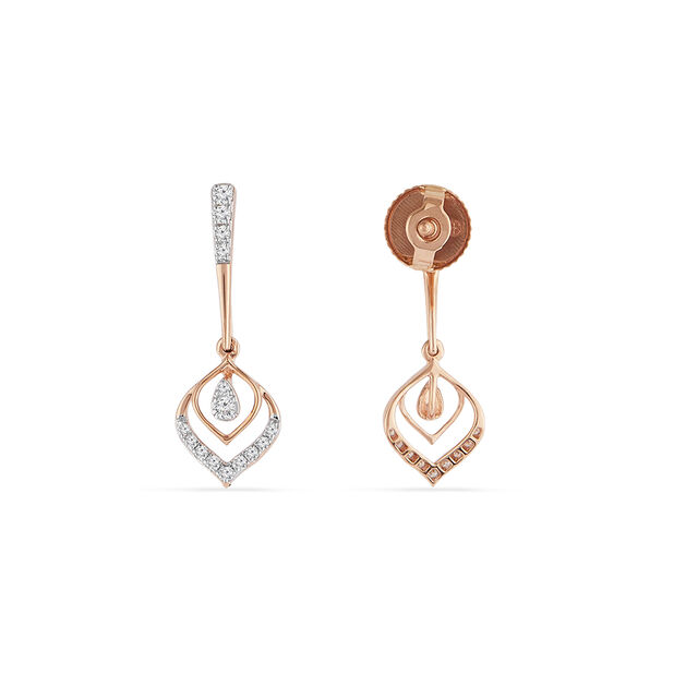 Tanishq 18KT Diamond Earrings for Women