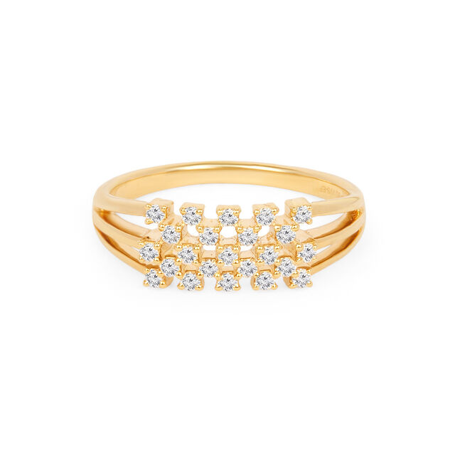 Tanishq 18KT Diamond Finger Ring for Women 