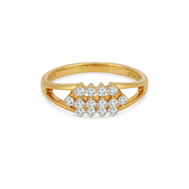 Tanishq 18KT Diamond Finger Ring for Women 