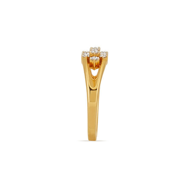 Tanishq 18KT Diamond Finger Ring for Women 3