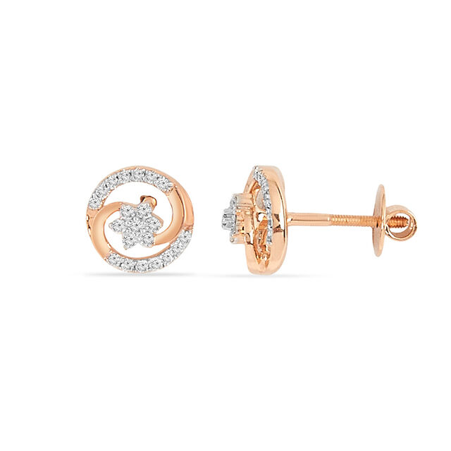 Tanishq 18KT Diamond  Earrings 2