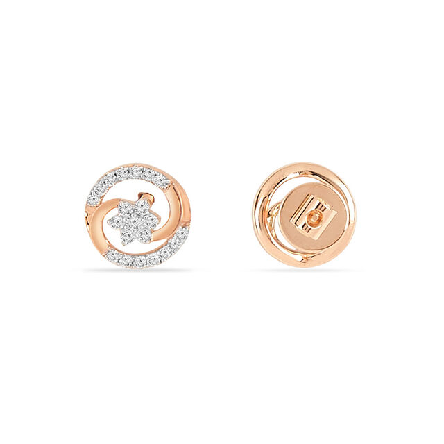 Tanishq 18KT Diamond  Earrings 3