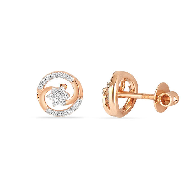 Tanishq 18KT Diamond  Earrings 4