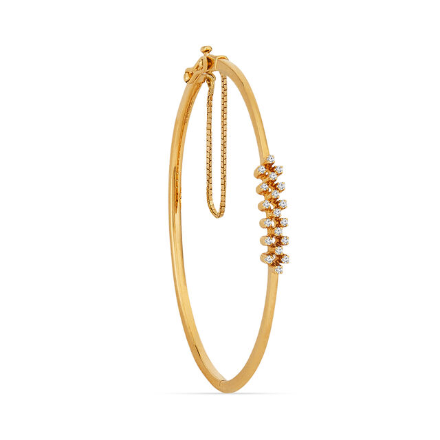 Tanishq 18KT Diamond Bangle for Women 2