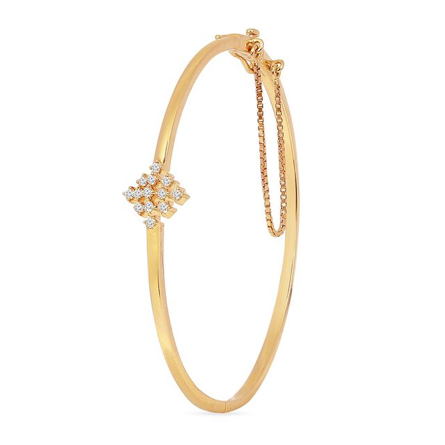 Tanishq 18KT Diamond Bangle for Women 3