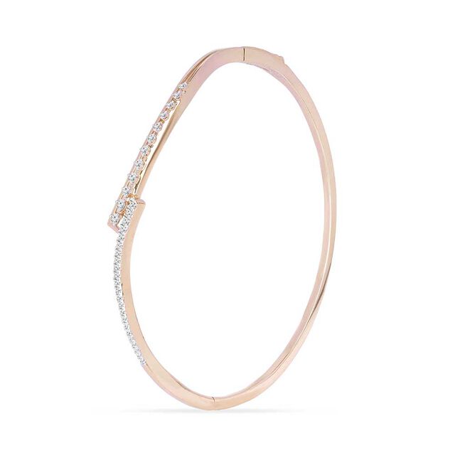 Tanishq 18KT Diamond Bangle for Women 2