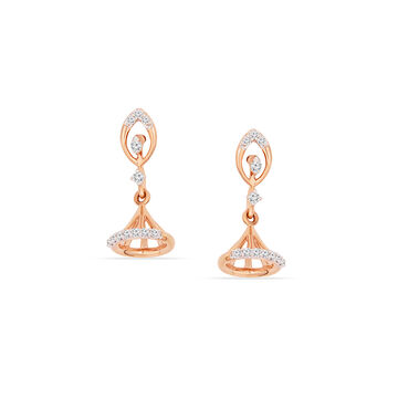Tanishq 18KT Diamond Jhumka for Women