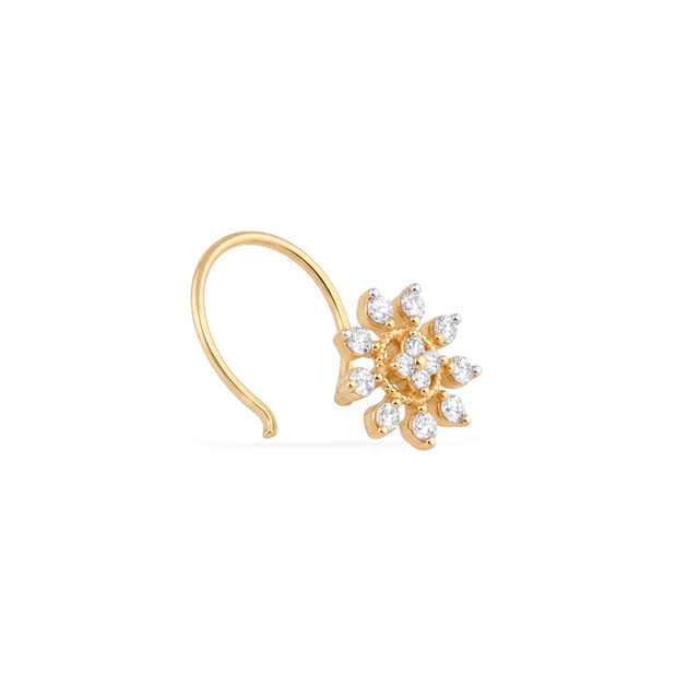 Tanishq 18KT Diamond Nose Pin 2