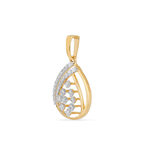 Tanishq 18KT Diamond Pendant for Women 2