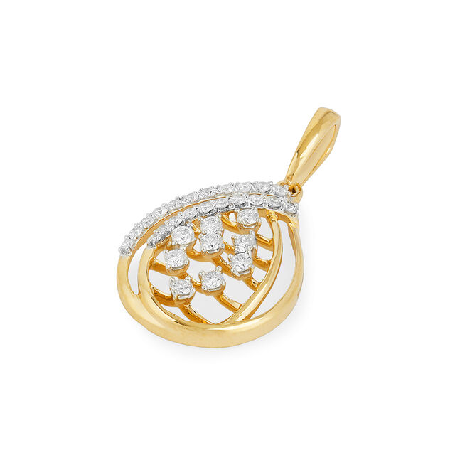 Tanishq 18KT Diamond Pendant for Women 5